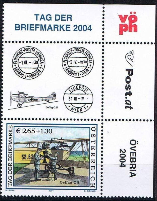 Austria 2004,Sc.# MNH Stamp Day: Airforces postal service, World War I