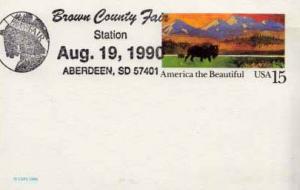 United States, Event, Fancy Cancels, South Dakota