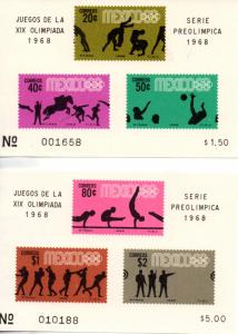 Mexico 992a,995a MNH .