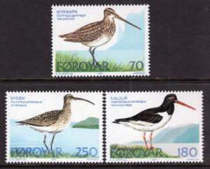 Faroe Islands 28-30 Birds MNH VF