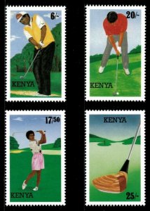 Kenya 1995 - Golfing, Sports - Set of 4v - Scott 642-45 - MNH