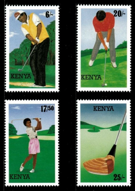 Kenya 1995 - Golfing, Sports - Set of 4v - Scott 642-45 - MNH