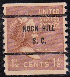 Precancel - Rock Hill, SC PSS 840-61 - Bureau Issue