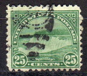 United States 699 - Used -25c Niagara Falls (1931) (1) +