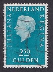 Netherlands   #472  used  1969  Juliana Regina  2.50g