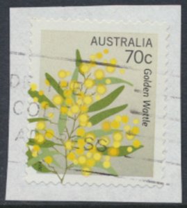 Australia SC# 4062 Flowers 2014 Used Golden Wattle details & scan