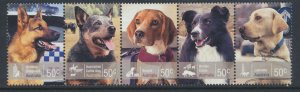 Australia  SC#  2878b  SG 3000a Used Working Dogs with fdc see details & scan