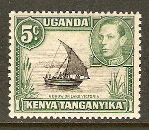 Kenya,Uganda & Tanzania #67 NH 5c Boat Def.