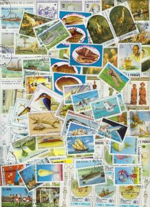Saint Thomas & Prince Islands Collection of 150 Different Stamps Used