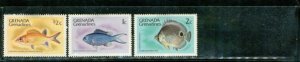Grenada Fishes , 3 stamps Lot 4