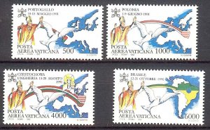 1992 - Vatican # C92-C95 - Mint VF/NH