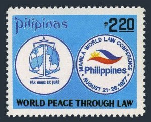 Philippines 1328, MNH. Michel 1197. Conference World Peace through Law, 1977.