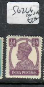 INDIA KG VI  1/2A     SG 266     MNH         P0501H