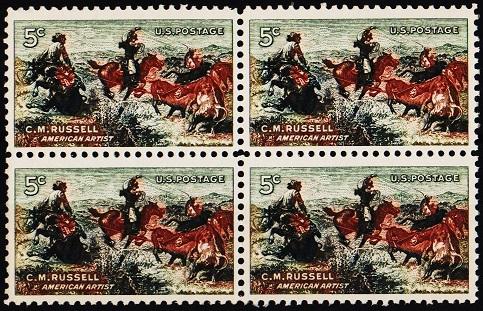 United States. 1964 5c(Block of 4) S.G.1225 Unmounted Mint