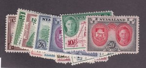 Nyasaland Scott # 68 - 81 set VF OG previously hinged nice colors ! see pic !