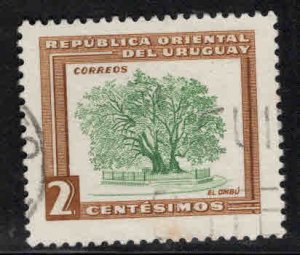 Uruguay Scott 607 Used 2c Tree stamp