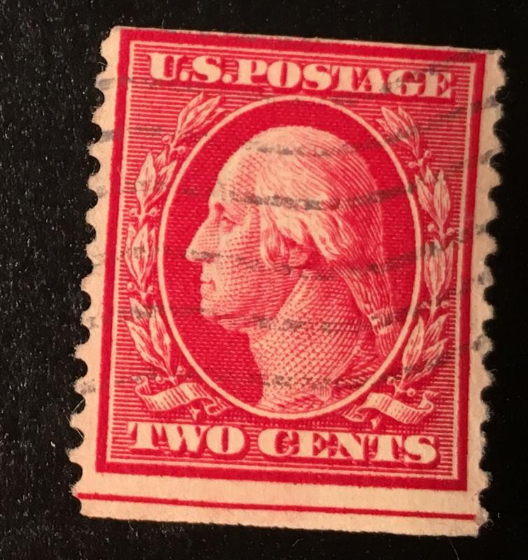 388 Washington Series, SLM, 12v perf., Circulated Single, Vic's Stamp Stash