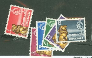 Singapore #43-48 Unused Single (Complete Set)