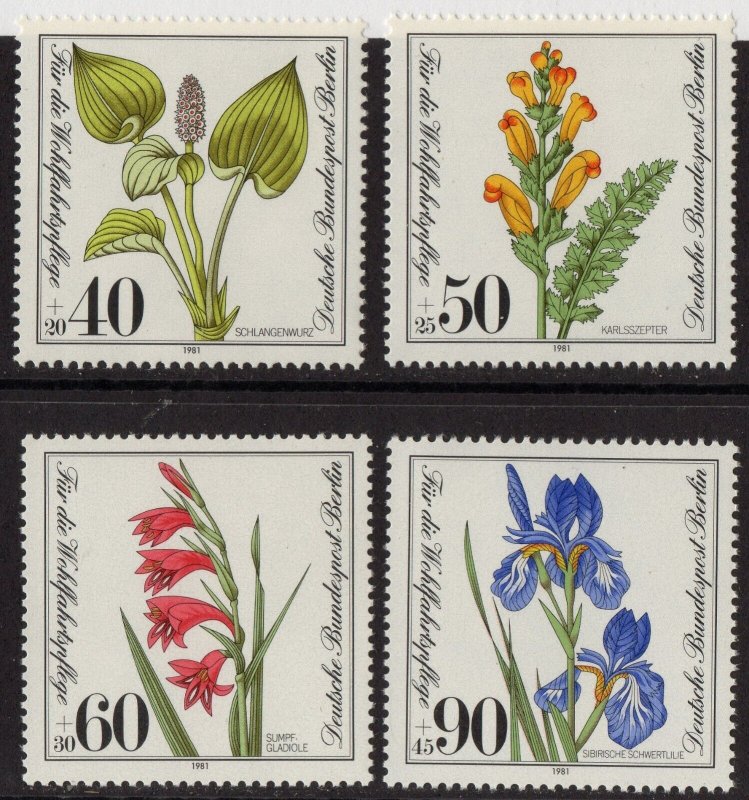 Thematic Stamps - Berlin - Flowers - Choose from dropdown menu