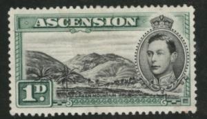 ASCENSION  Scott 41, SG 39 1p  1938 MH* Green Mountains CV $30