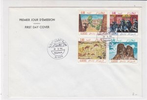 Algeria 1984 Alger Cancels Different scenes Hills Etc Stamps FDC Cover Ref 29902 