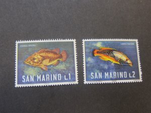 San Marino 1966 Sc 643-44 MNH