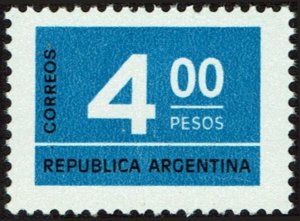 Argentina #1115  MNH - 4p Numeral (1976)