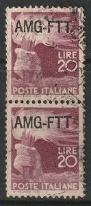 Trieste Zone A 83 pair used