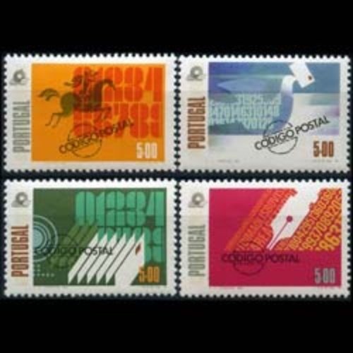 PORTUGAL 1978 - Scott# 1404-7 Postal Code Set of 4 LH