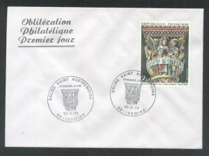 France 1973 Religious art     FDC       K.407