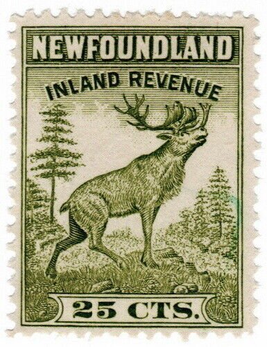 (I.B) Canada Revenue : Newfoundland Inland Revenue 25c