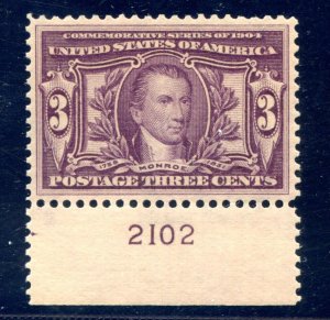 US SCOTT #325 MINT-XF-SUPERB-OG-NH GRADED 95 W/ PSE CERT SMQ $1,200 (4/12/24 GP)