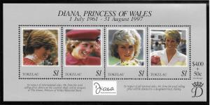 Tokelau  Scott 253  MNH  Princess Diana