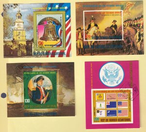 Equatorial Guinea, Scott # N/A, MH, Souvenir Sheets, lot of 4. Lot 260030 -01