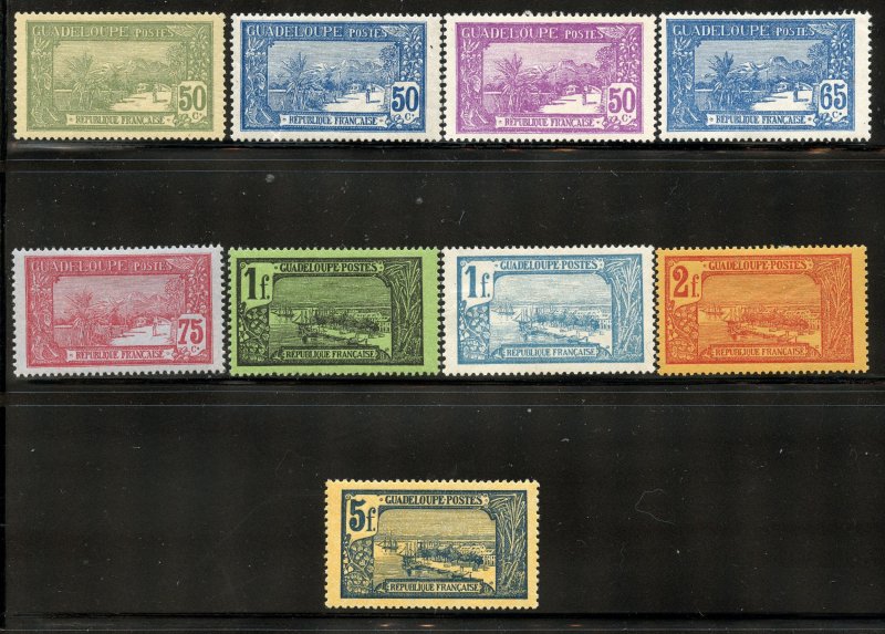 Guadeloupe # 54-82, Mint Hinge