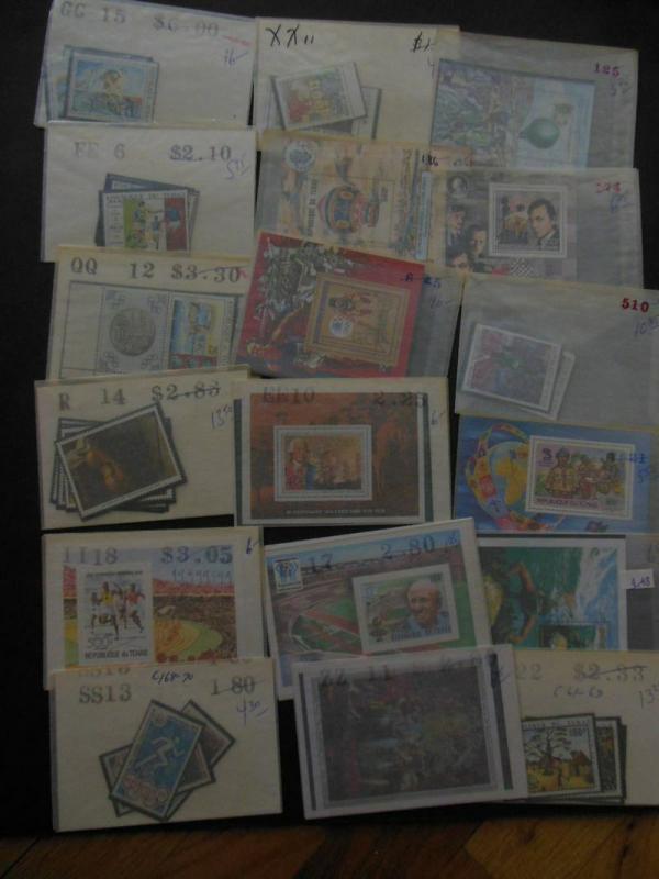 CHAD : A Beautiful collection of ALL DIFFERENT VF, Mint NH. Scott Catalog $3,315