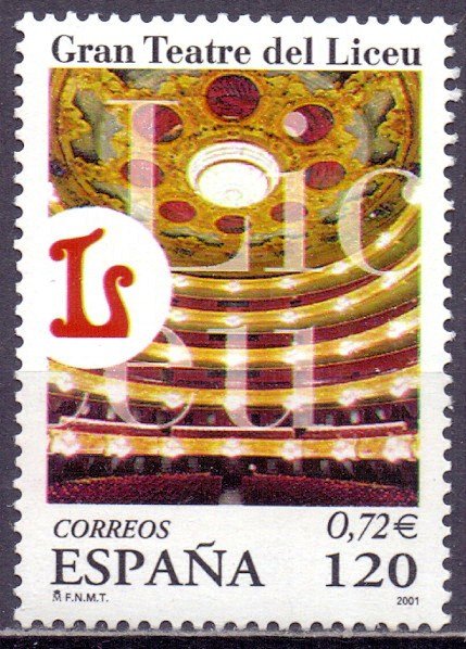 Spain. 2001. 3627. Opera theatre. MNH.