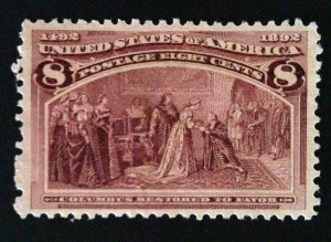 Scott #236 - VF - 8c  Magenta - Columbian Expo - NG - 1893