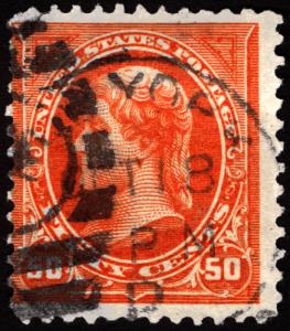 #260 50c Orange 1894 Used