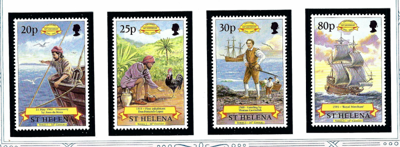 St Helena 692-95 MNH 1997 History of St Helena