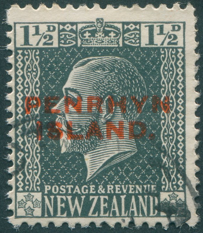 Penrhyn 1917 1½d slate SG29 used