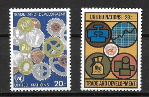 United Nations 397-98 Trade and Development Conference set MNH