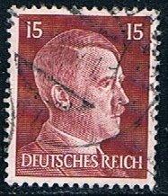 Germany 514, 15pf Hitler, used, VF
