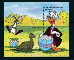 [22389] Gambia 1994 Disney Ludwig von Dicke and Easter MNH