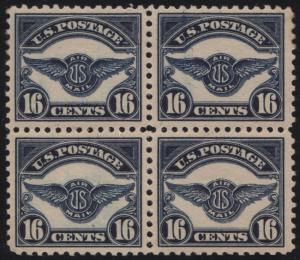 #15 VF+ OG LH BLOCK OF 4 CV $260 BR8194