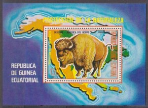 1977 Equatorial Guinea 1246/B271 Buffalo 6,00 €