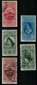 Italy Scott C35-39 Used [TE291]