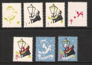 1946 Christmas Seal - Progressive Proofs