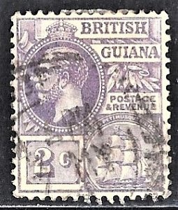 BRITISH GUIANA #193 - USED  - 1923 - BRGU020