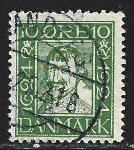 Denmark #165   used